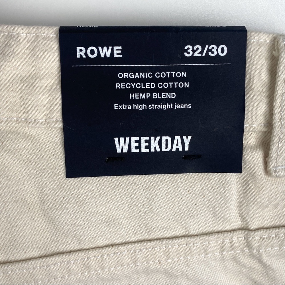 Weekday ROWE Extra High Straight Jeans - Picture 9 of 12